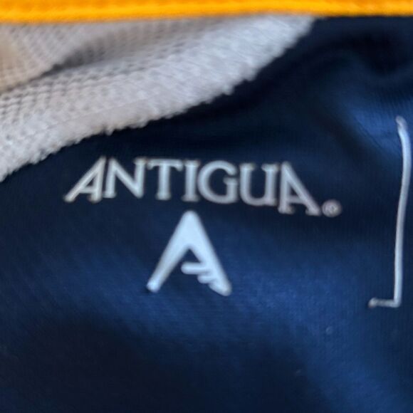 Antigua University of Michigan Wolverines Long Sleeve 1/4 Zip Pullover Sweater L - Picture 2 of 10